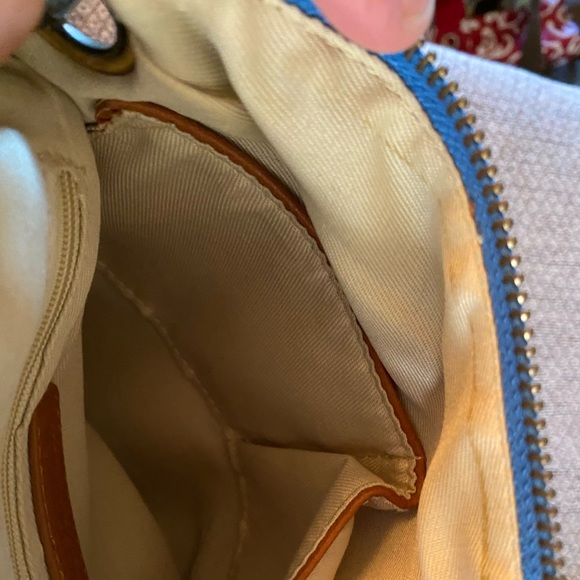 Coco & Carmen Canvas Crossbody with Brass and Leather details - Picture 7 of 7